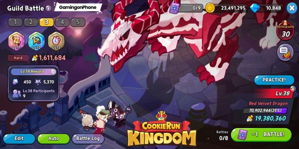 Cookie Run Kingdom Guide Dicas para vencer o Red Velvet Dragon Boss